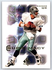 2000 SP Authentic #S6 Troy Aikman Supremacy - Dallas Cowboys
