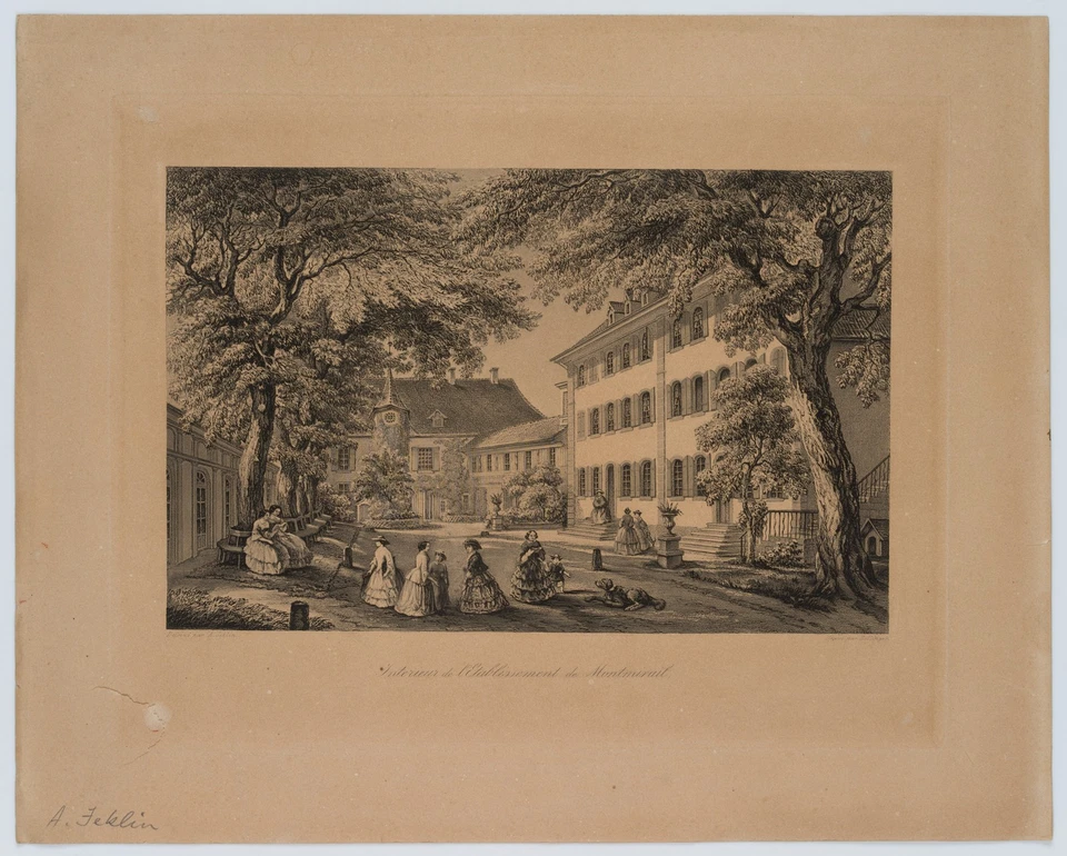 ZOLLINGER (*1821) nach JEKLIN (*1823), Schloss Montmirail, Neuenburg, Sst. - Bild 2 von 4