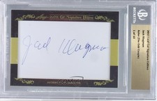 2011 Leaf Cut Signature Edition Authentic Signatures 1/10 Jack Klugman Auto 5m1