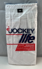 Vintage 1985 JOCKEY Life Tapered Boxer Style W-884 Size 38 Cotton Polyester Blen
