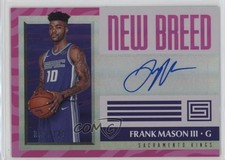 2017-18 Panini Status New Breed Pink 32/149 Frank Mason III #NB-FM3 Auto 0f7h