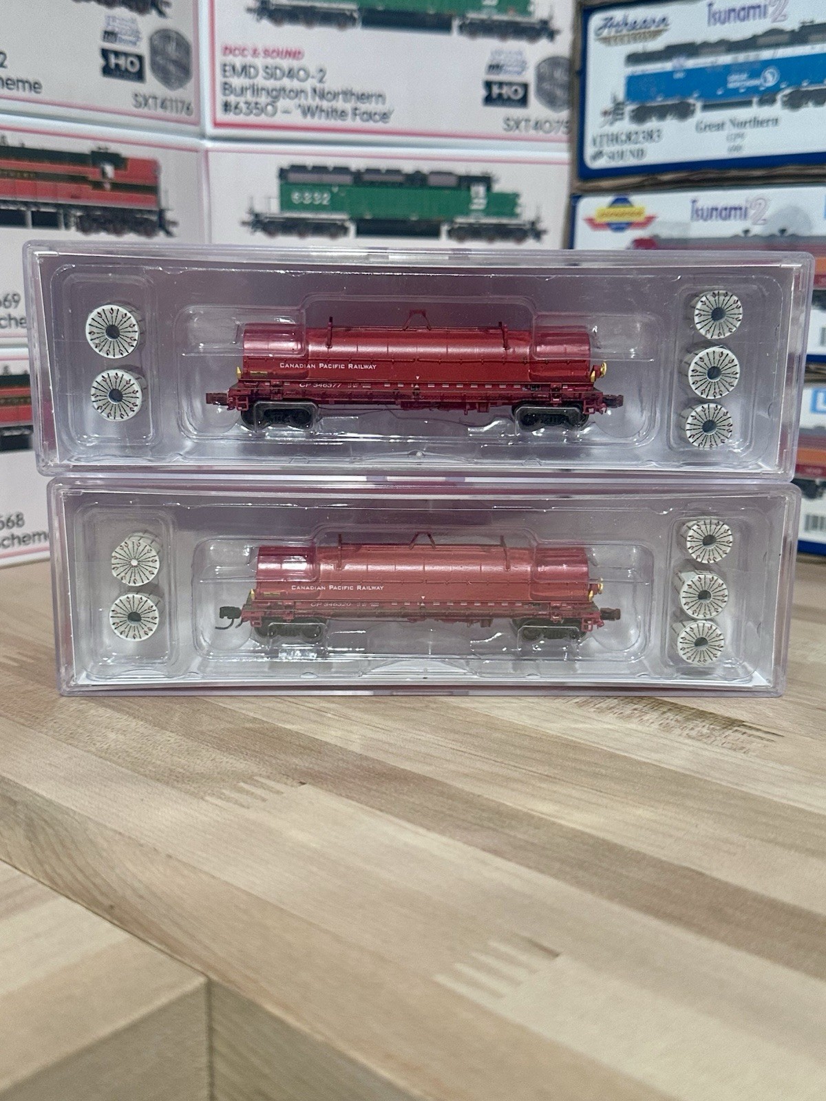 Scaletrains N Scale Canadian Pacific 42' Coil Steel  Lightly weathered