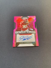 2020 Panini Prizm Sensational Signatures Pink Juan Thornhill Auto KC Chiefs #14