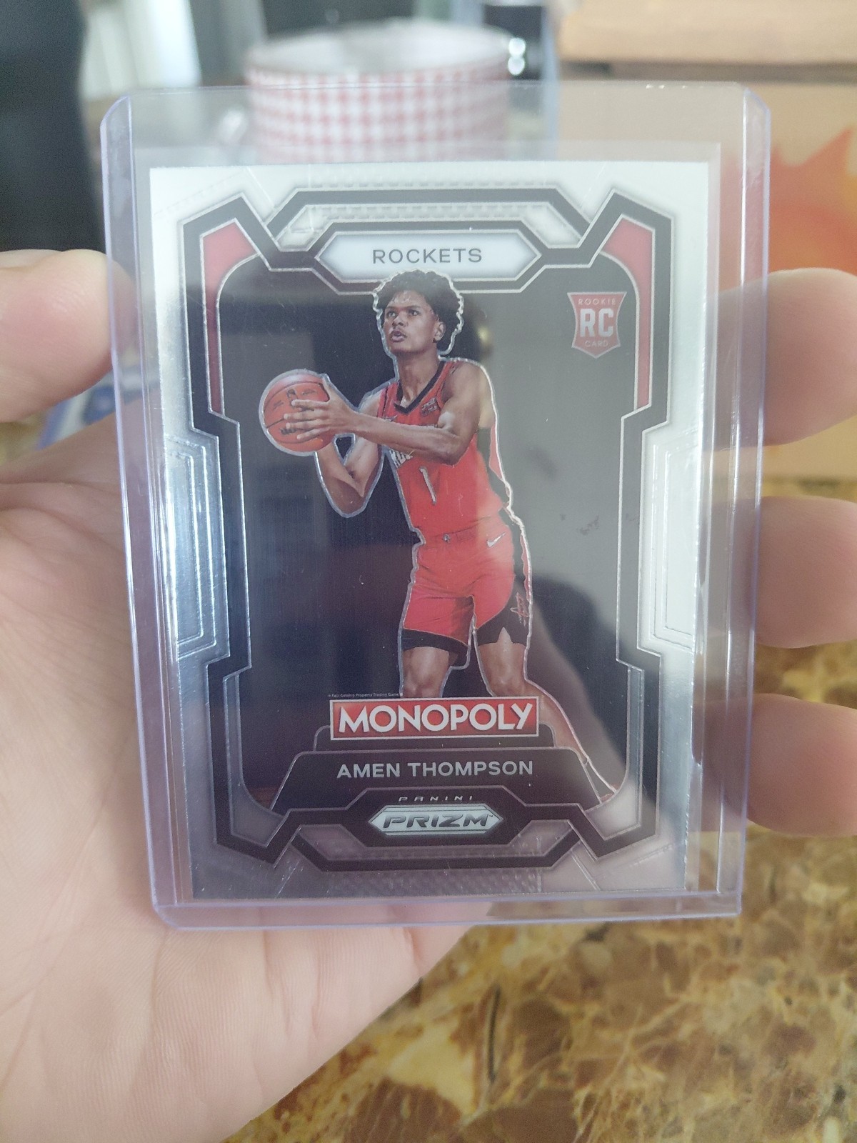 2023-24 Panini Prizm Monopoly Amen Thompson Rookie Card #33