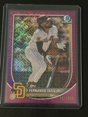 Fernando Tatis Jr Chrome Fuchsia Mojo Refractor 161/299 2025 Bowman - #23