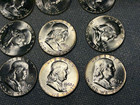 (#102652) Franklin Half Dollar:  1963 Original BU roll.  Blazing!   (see video!) — photo 6