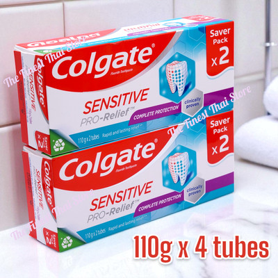 Colgate Toothpaste Sensitive Pro-Relief Complete Protection 110g pack of 4 tubes