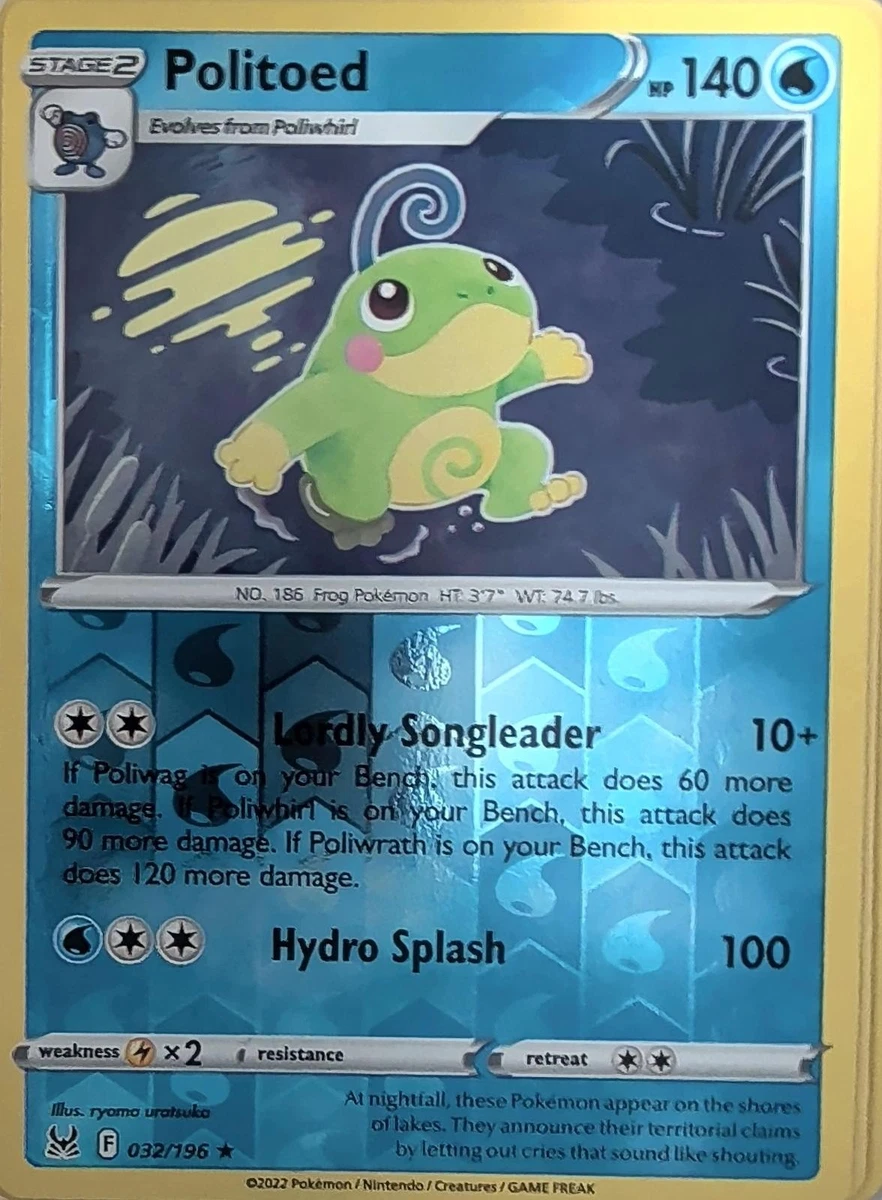 POLITOED HOLO 8/75 ニョロトノ 英語版 ポケットモンスター Politoed Pokémon TCG Cards for sale | eBay