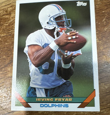 Topps 1993 Irving Fryar #531 Miami Dolphins Football Card Base Set NFL