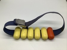 Vintage Scuba Diving Weight Belt 12lbs Of Weights