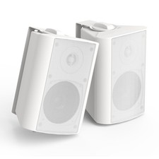 Herdio 4 Inch 200 Watt Outdoor Indoor Bluetooth Speakers Wall Mount Waterproof