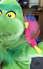 1997 Grinch and Whozit Plush Puppet Toy Stuffed Animal NWT 14  