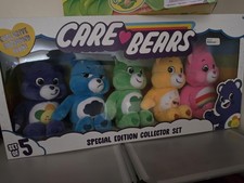 Care Bears Special Edition Collector Set of 5 Exclusive Harmony Bear  NEW  