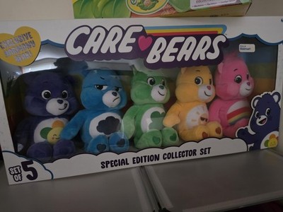 Care Bears Special Edition Collector Set of 5 Exclusive Harmony Bear !! NEW !! 