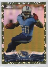 2013 Topps Chrome Military Refractor 26/499 Chris Johnson #184 1by
