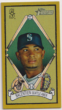 2008 Topps Heritage Mini #HTCP14 Wladimir Balentien Seattle Mariners
