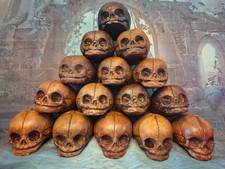 CIRCUS SIDESHOW - LIFE SIZE FOETAL SKULL - HANDMADE REPLICA.