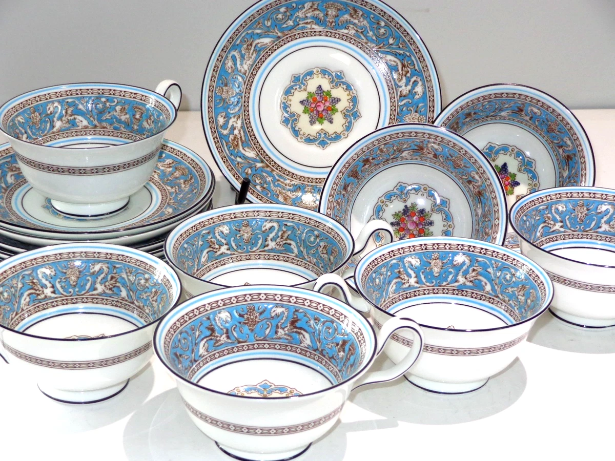 291 黒壺15.5cmバタープレート Florentine turquoise Wedgwood Turquoise for sale | eBay