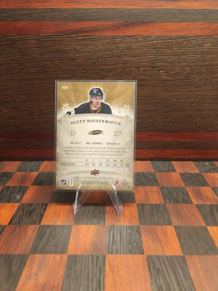 2008-09 Upper Deck Artifacts - Stars Scott Niedermayer /999 - Image 2 of 2