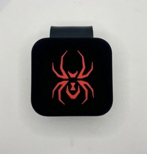 Black Widow Sca Truck 2 Hitch Tube Cover Plug Red Spider Black Widow Sca Truck 2 Hitch Tube Cover Plug Red Spider