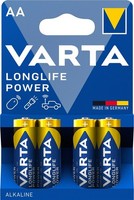 Varta Longlife Power Alkali Batterie LR6/AA Mignon 1,5 V (4Er Blister)