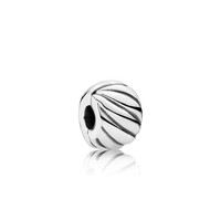 Pandora Charm 792828C00 Polierter Gefiederter Clip-Charm 925/- Sterlingsilber