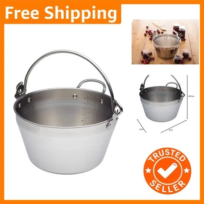 Stainless Steel Jam Pan 4.5L - Induction Hob Compatible with Recipe Gift Set - Image 1 of 4