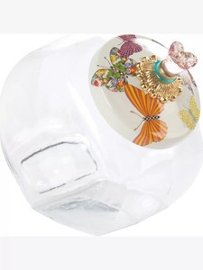 Mackenzie Childs Butterfly Garden Cookie Jar