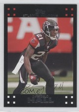 2007 Topps Atlanta Falcons DeAngelo Hall #8 0a9