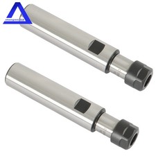 2Pcs 1" Straight Shank Tool Holder C1 ER16 100L Collet Chuck Toolholder For CNC