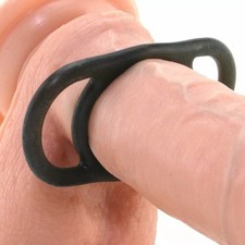 4-Set Stay Hard Penis Vacuum Pump Cylinder Accessory Stretchy Enlargement Rings