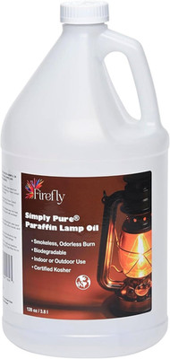 Firefly Fuel Premium Liquid Paraffin Lamp Oil for Indoor Use 1 Gallon - Indoor S