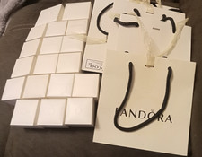 LARGE AMOUNT OF GENUINE PANDORA BOXES AND BAGS