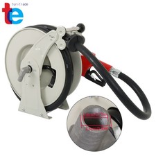Retractable Fuel Hose Reel 33' x 1" Diesel Hose Reel W/ Auto Refueling Gun