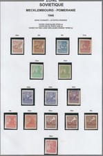 ALLEMAGNE : ZONE SOVIETIQUE - LOT 30 - MI : 29/40  - NEUF** - 2 SCANS
