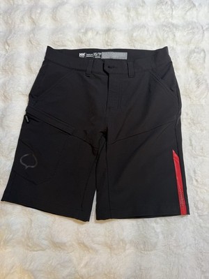 Mens Hiking Shorts Black Helly Hansen UPF 50 Outdoor Trail XS 28 Aspen