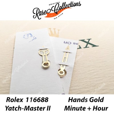 NEW Neu Rolex Hands Yatch Master II 116688 Zeiger Gold Gold