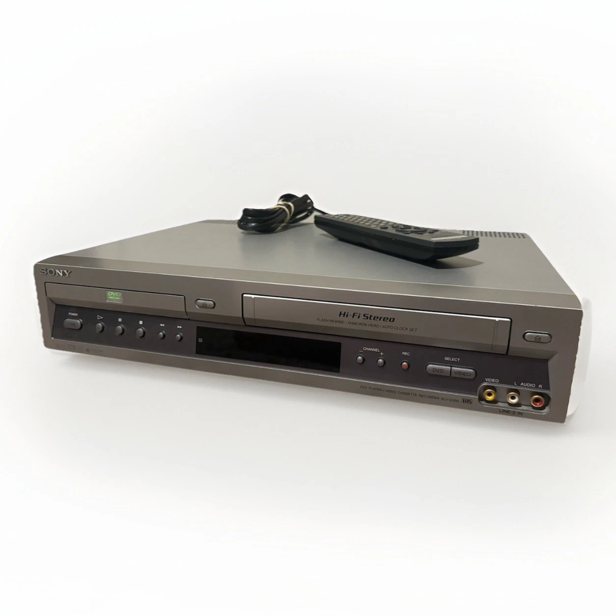 Sony SLV-D100 DVD VCR Combo VHS Recorder Hi-Fi Stereo w/ Remote - Working!