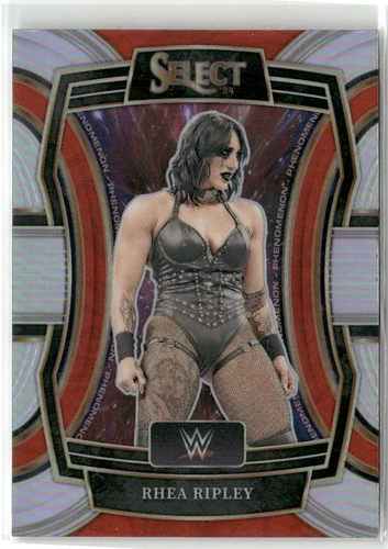 2024 Panini Select WWE #22 Rhea Ripley Phenomenon Silver Prizm RAW