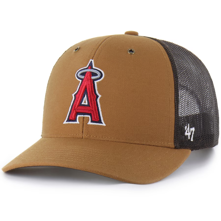 Los Angeles Angels Carhartt '47 Trucker Adjustable Snapback Hat