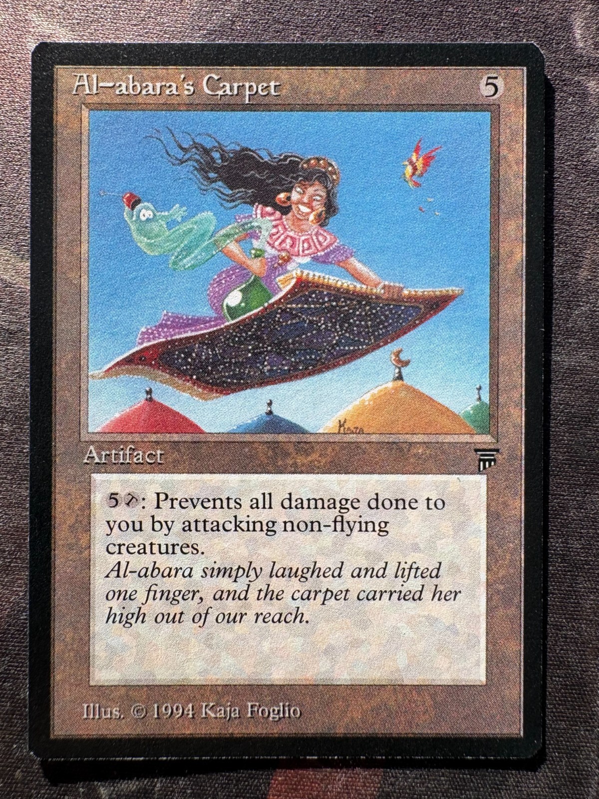 *** LEGENDS Al-abara's Carpet *** NM-Mint Beauty! - Vintage Magic MtG