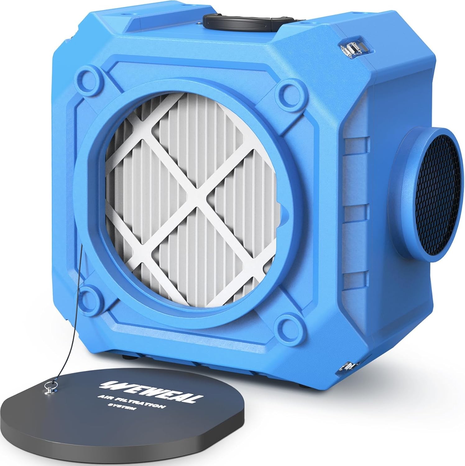 550 CFM Air Scrubber with 3 Stage Filtration Negative Air Machine Blue