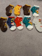 12 Pair Kids Christmas Sock Cotton Socks New Item 2 to 4 years old.