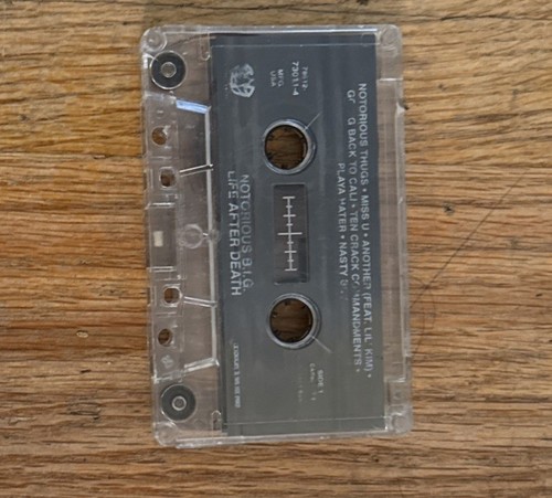 Notorious Big Life After Death 2 Cassette Tape Hip Hop 90s Rap Music Bad Boy - Picture 9 of 10