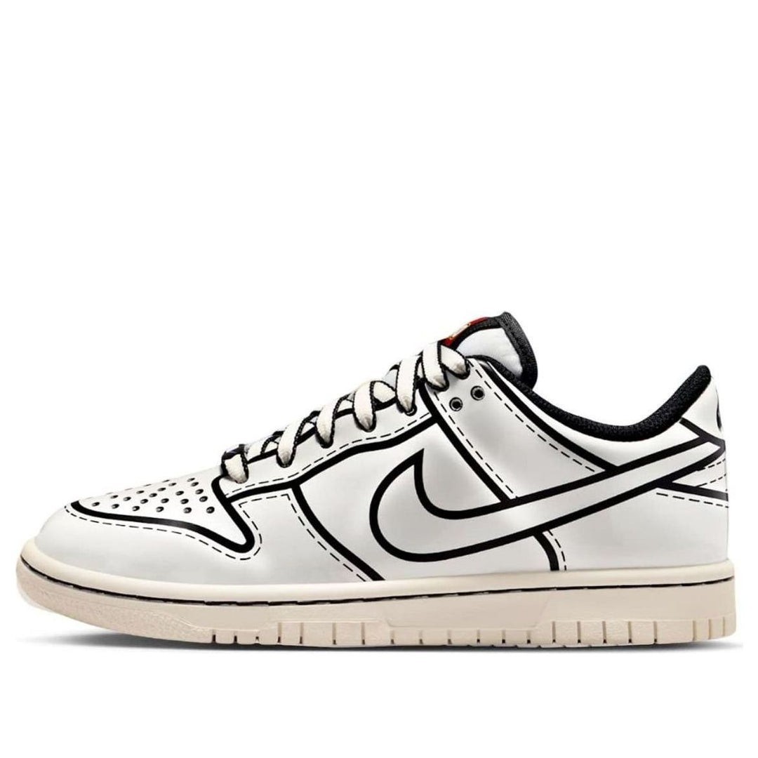 NEW Size 6Y Kids LEGO × Nike Dunk Low GS Youth (IF2117-100) White