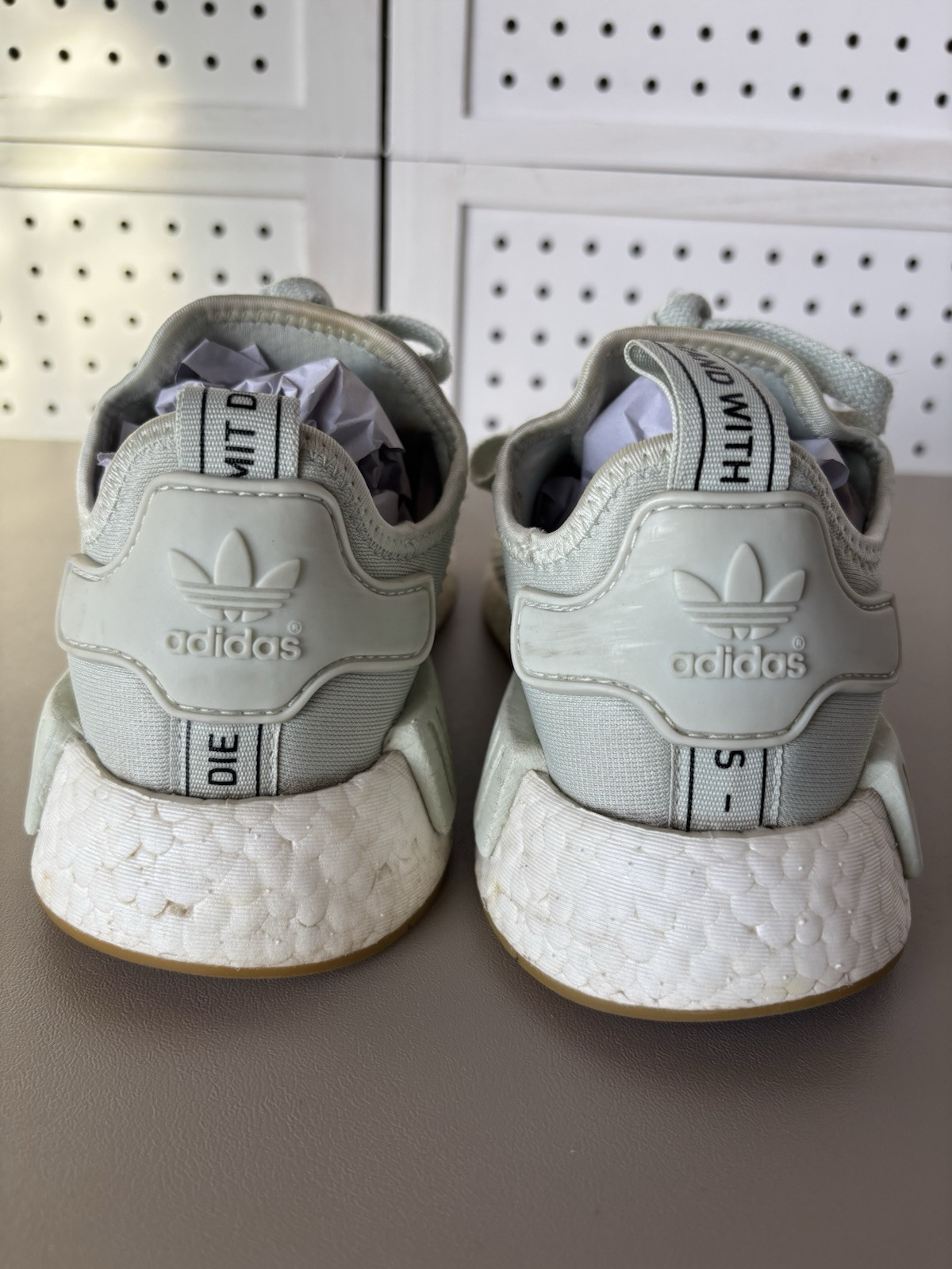 SAOLA Adidas EG2936 taglia 4 5 verde come nuovo sneakers sportive scarpe da corsa atletica