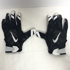 Nike Vapor Jet 4.0 Football Receiver Gloves - Black & White - NFL Equipment