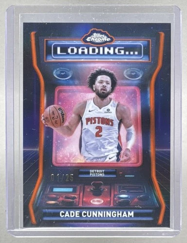 2025 Topps Chrome Cade Cunningham Refractors Orange (RAW)