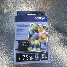 Brother LC75BK XL Black Ink Geniune Cartridge MFC-J280W/MFC-J425W/J430W/J435W