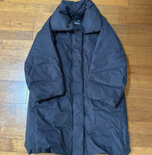 UNIQLO +J Jil Sander Hybrid Down Coat Navy Women's Size S Small Used from Japan